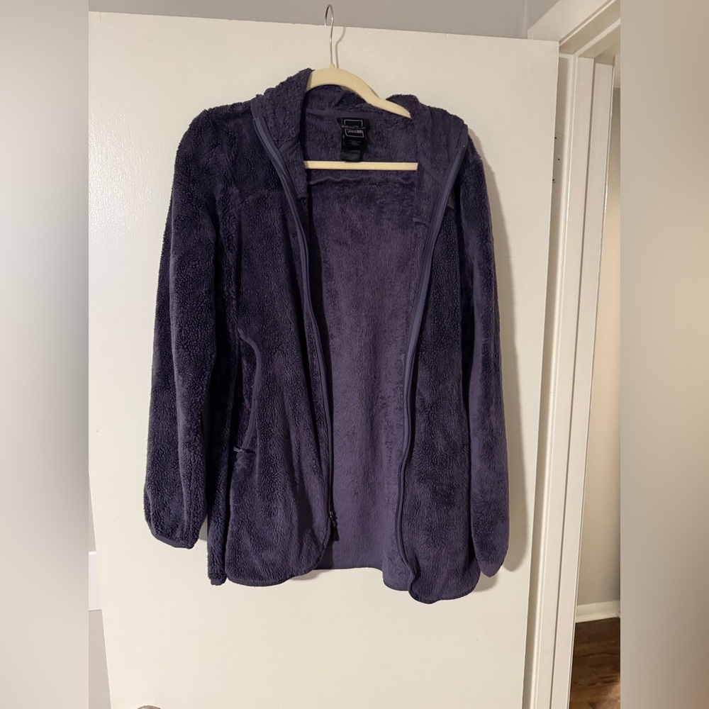 Purple north face jacket